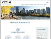 Tablet Screenshot of catchresources.com